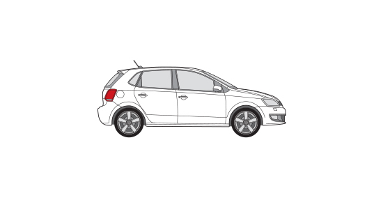 Ford Fiesta of vergelijkbaar